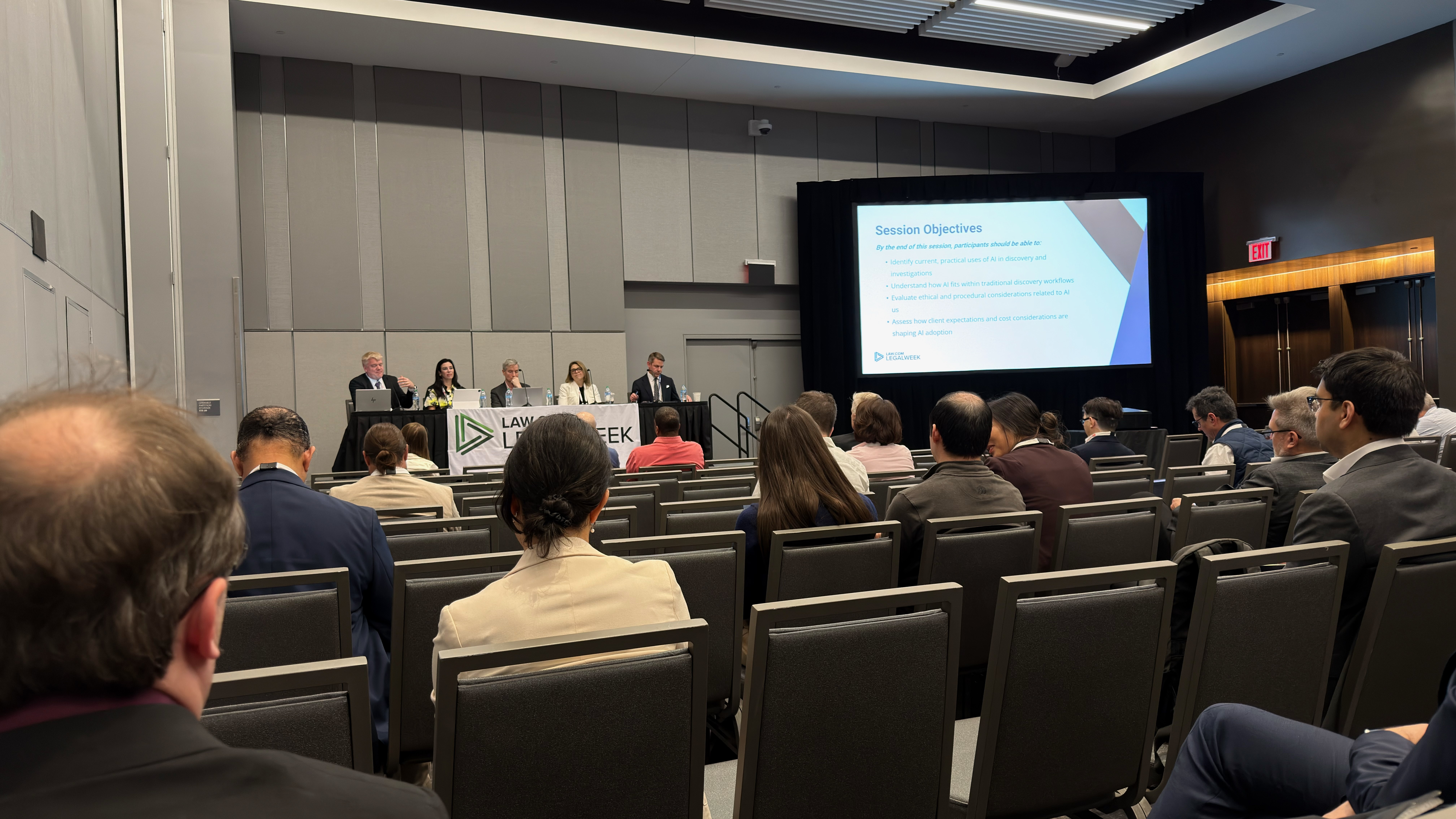 Legalweek session Beyond the Hype
