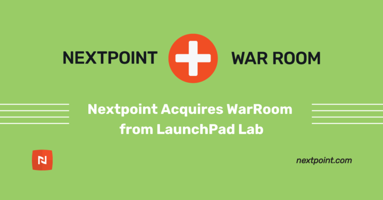 Ediscovery Acquisitions: Nextpoint Acquires WarRoom